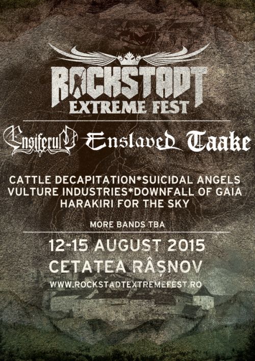Alte trei noi confirmari la Rockstadt Extreme Fest 2015